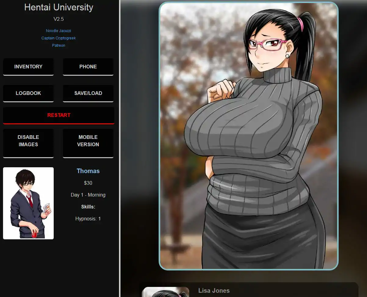 图片[1]-[2DHTML动态浏览器翻译中文]无尽大学 Hentai University [v31] [NoodleJacuzzi][电脑753M-塔洛斯部落